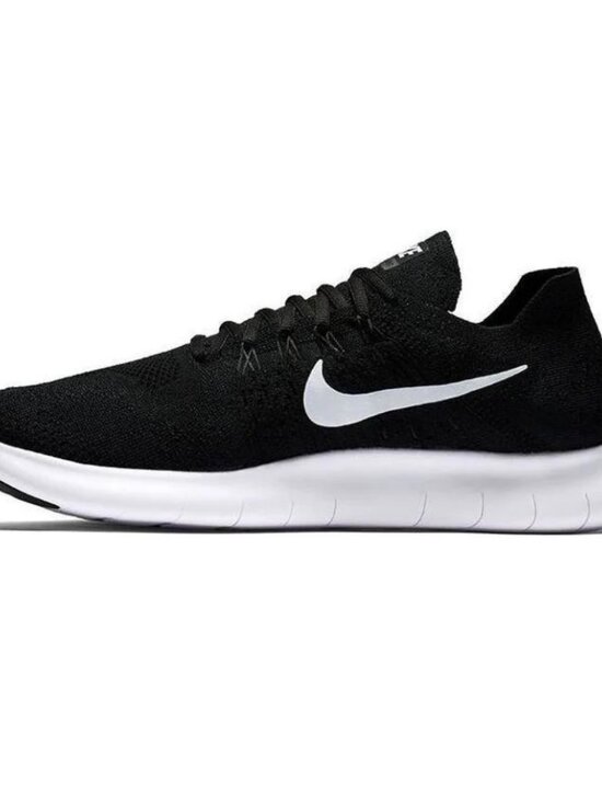 Nike Free RN Flyknit 2017 Men’s Size 10 US 44 EUR Black White 880843-001 NEW main image 9
